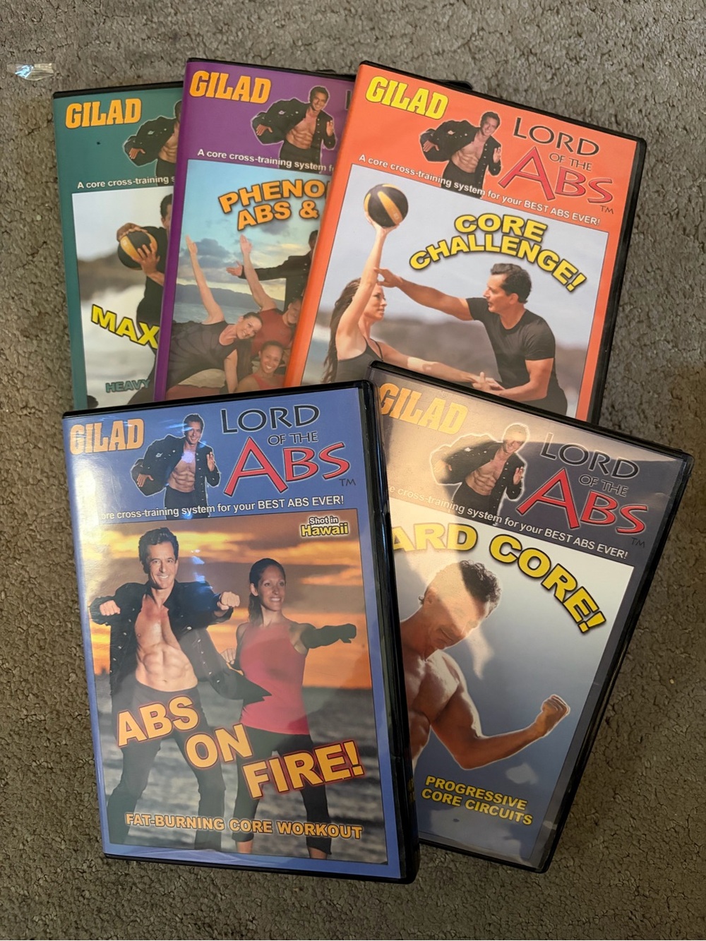 Gilad Lord of the Abs Workout DVD Set - Multicolor